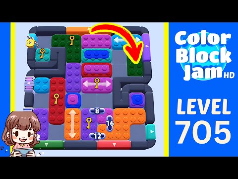 Color Block Jam Level 749 (705) Solution Walkthrough video preview