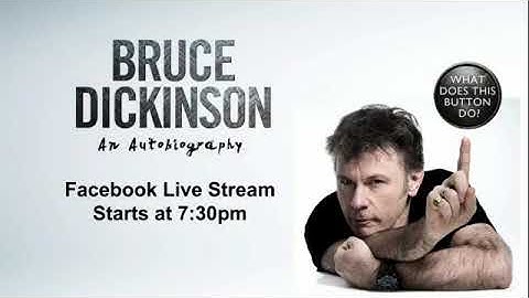 What does this button do? A conversation with Bruce Dickinson. FULL LIVESTREAM