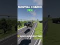 Breaking Physics? 600 MPH Car Takeoff Experiment 🚀 #shorts #beamngdrive