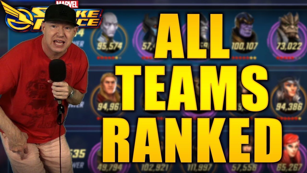 Ranking of Teams? : r/MarvelStrikeForce