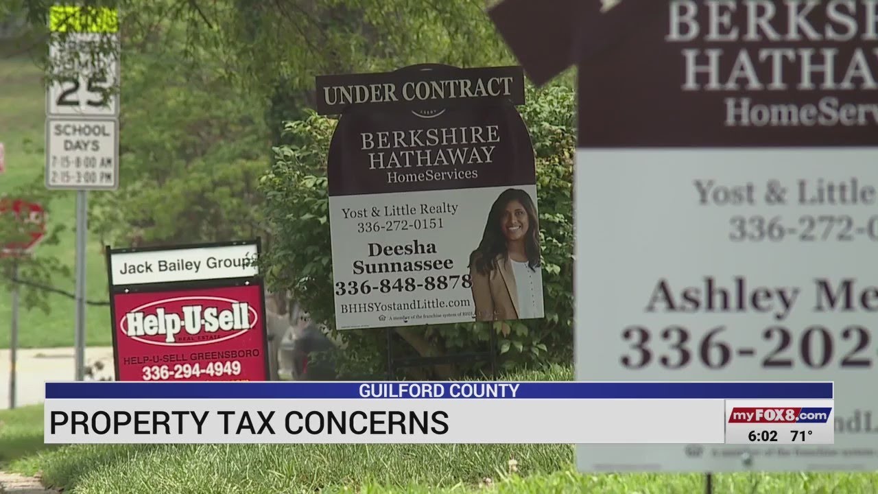 Guilford County residents have property tax concerns YouTube