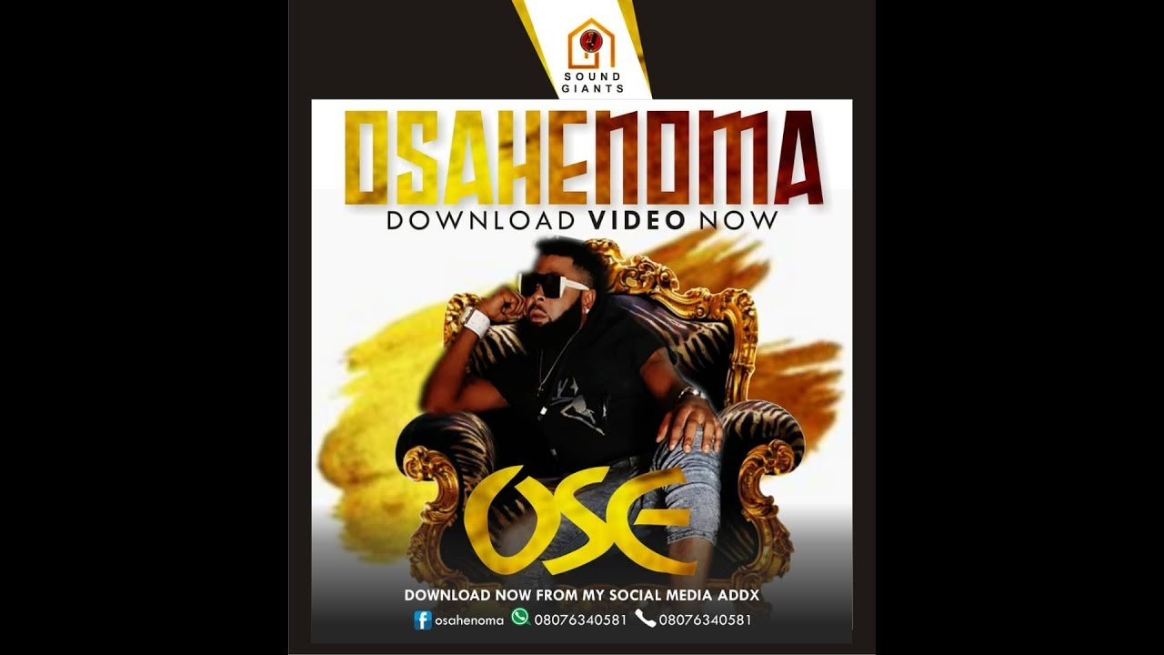 Watch Ose By Osahenoma Esewi on YouTube Watch Ose By Osahenoma Esewi on YouTube