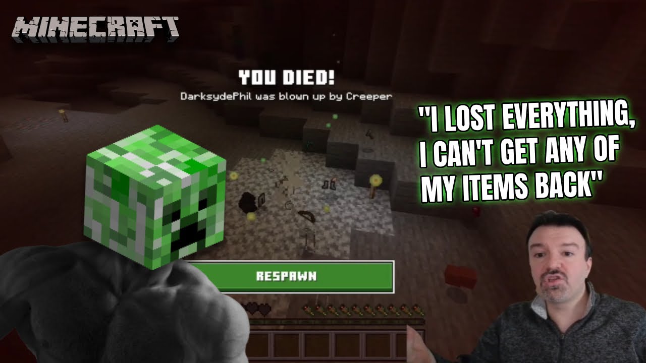 DSP Gets Absolutely Alpha’d by Creepers & Zombies in Minecraft & Loses ALL of His Inventory