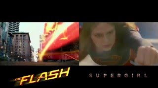 The Flash & Supergirl Intro Comparison