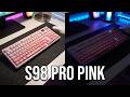 AULA S98 Pro Keyboard in Pink Version Showcase