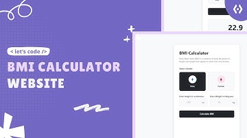 Build a BMI Calculator Project | HTML CSS JavaScript Projects for Beginners 2025