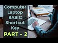 BASIC Shortcut key for Computer/Laptop Part 2 || Microsoft office || windows || OPS VIDEOS ||