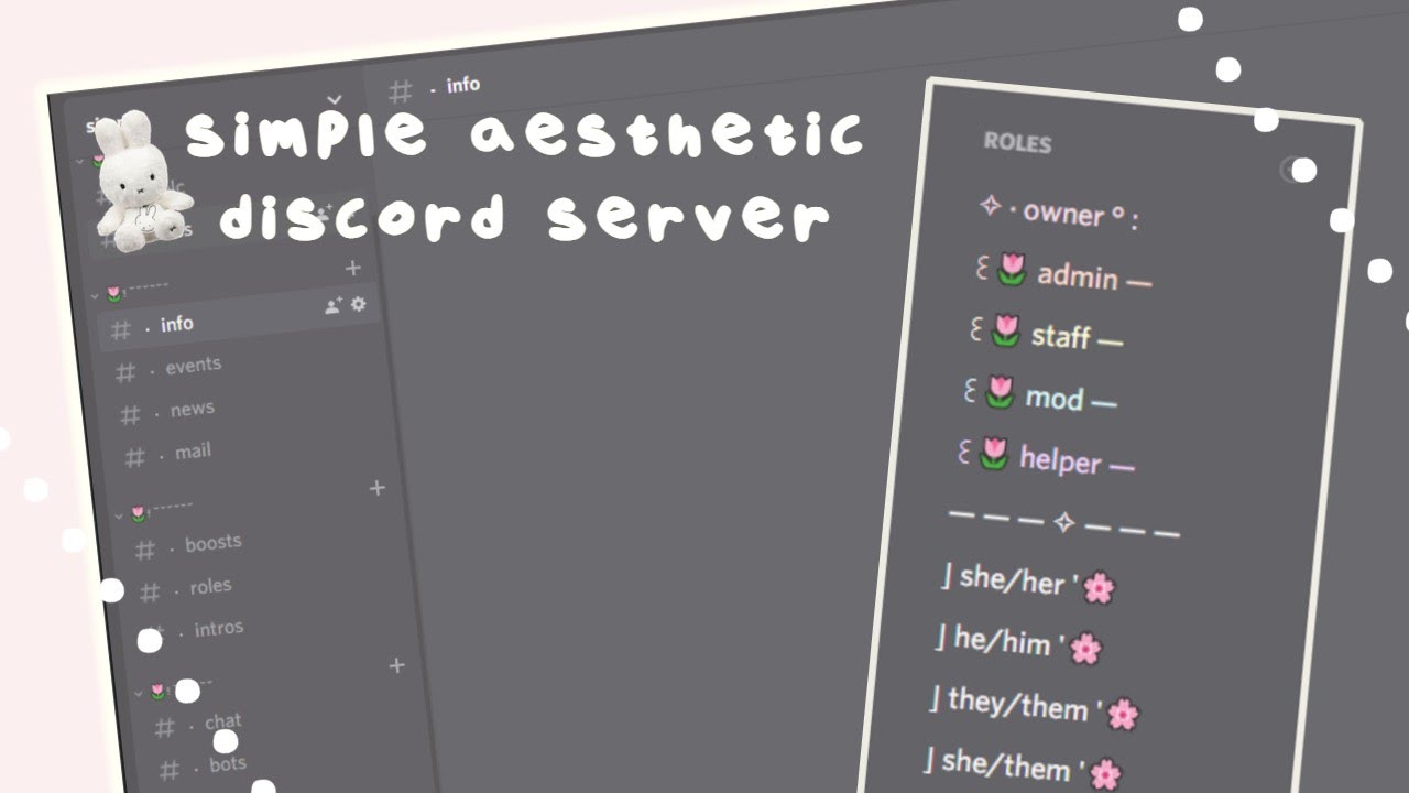 Aesthetic Discord Introduction Template