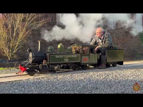 Testing 'Lyn' a Baldwin 2-4-2 - 7 1/4 Narrow Gauge Live Steam