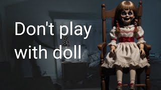 Don't play with doll short horror film 😱