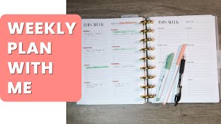 WEEKLY PLAN WITH ME | FUNCTIONAL PLANNING