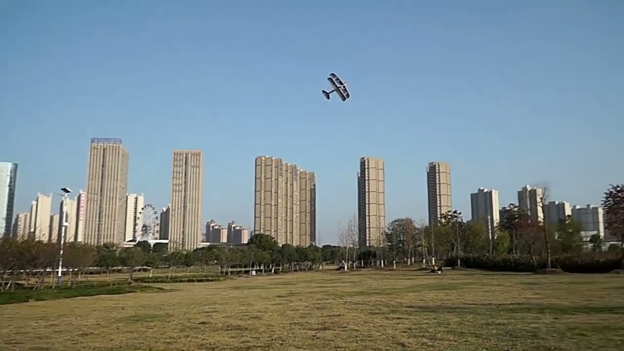 Micro Indoor PP Foam Sport 3D Biplane 450mm Wingspan Pitts Lightest RC Plane Model R