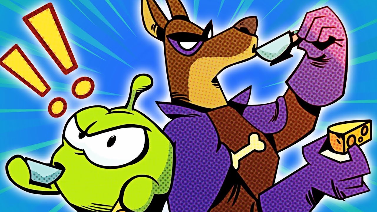 Om Nom Kisah - Super-Noms | Wira Bersatu | Kartun animasi Lucu untuk