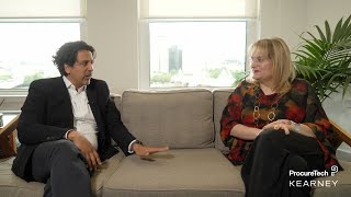 Dr Elouise Epstein and Shakil Nathoo, Partners at Kearney | Procuretech Founders' Circle 2022