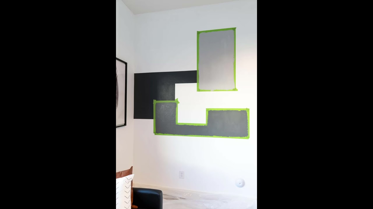How to Create a Color Block Accent Wall 