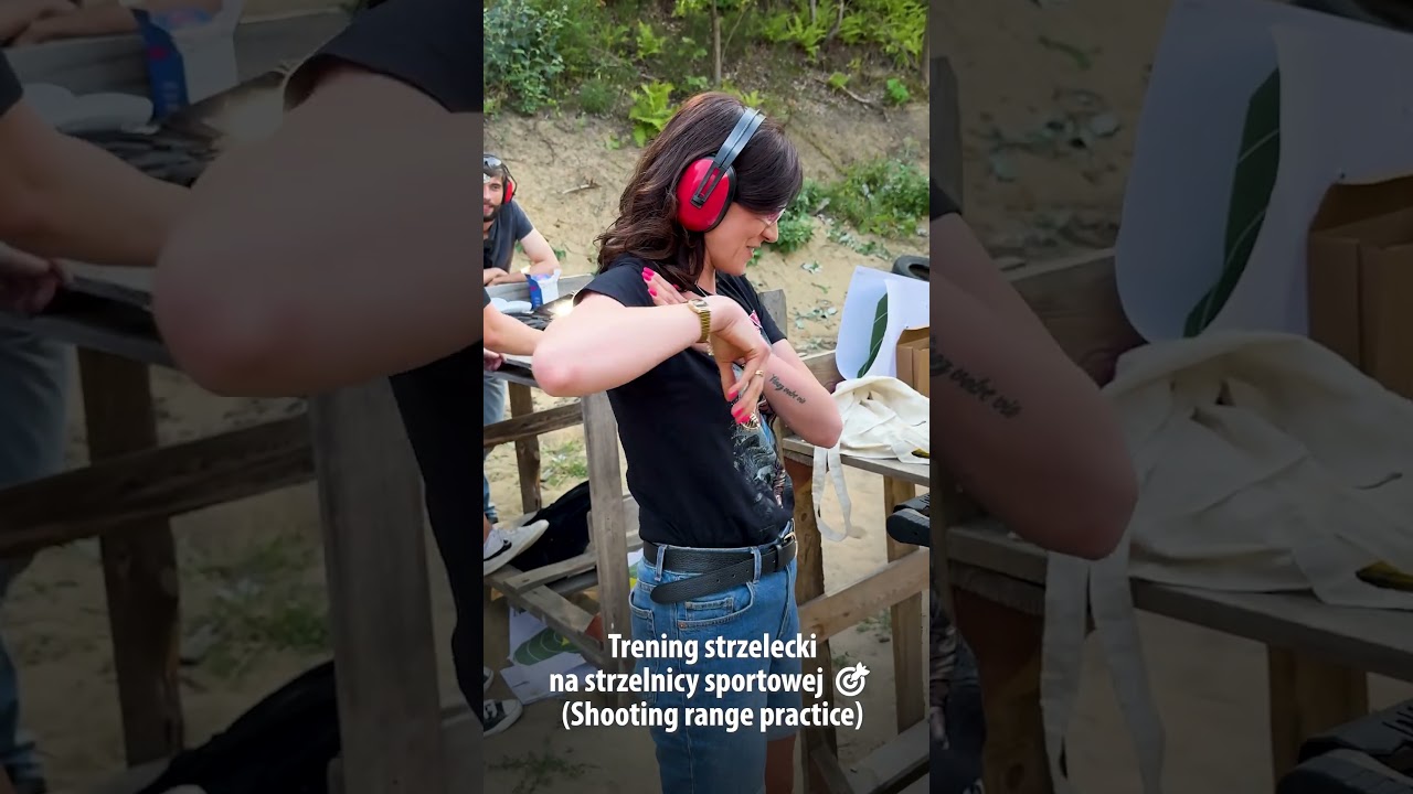Trening strzelecki na strzelnicy 🎯 | Shooting range practice