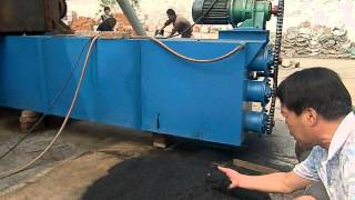 How it's made charcoal/ Continuous Carbonization Furnace/ Sawdust/wood/Coconut shell Testing