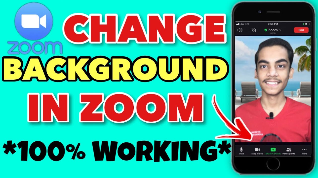 How To Change Background in Zoom | Zoom Meeting में Background कैसे Change  करे ??? - YouTube