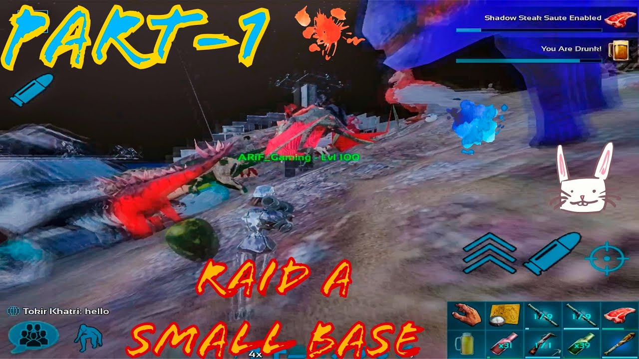 Small Raid | Ark Mobile PvP [ Part-1 ]