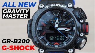 Совершенно новый G-SHOCK Gravity Master GR-B200. Жесткая солнечная энергия или нет, но мне все равно это нравится!