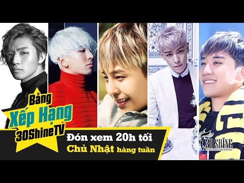 Video Bảng Xếp Hạng 30Shine | Top 5 Kiểu Tóc Của BigBang |... - youtube