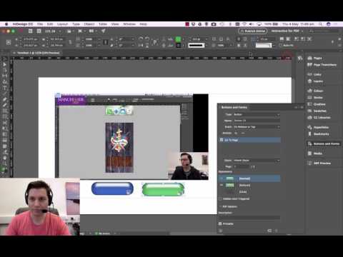 InDesign CC: Add Sample Buttons: Interactivity | Design eLearning