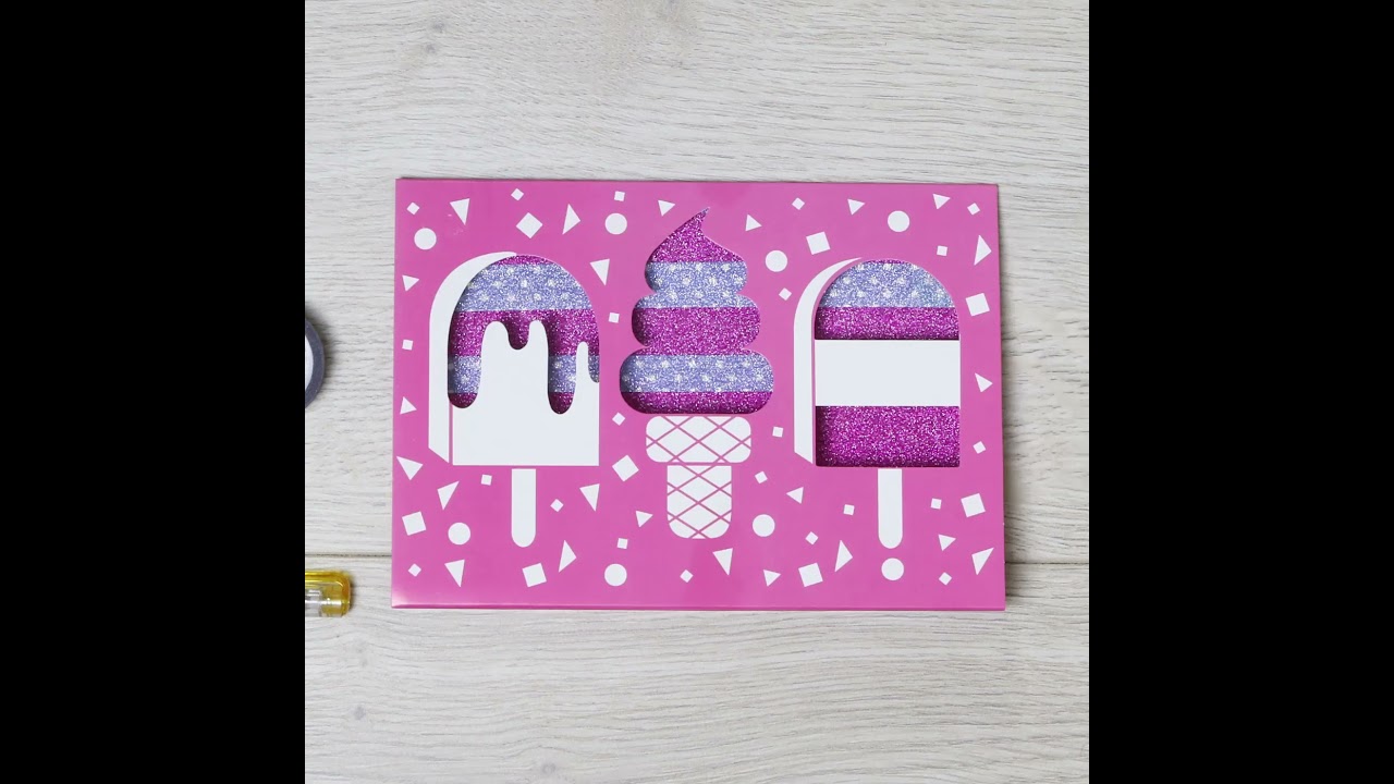 Tiger Tribe GLITTER TAPE ART - SPARKLE POP