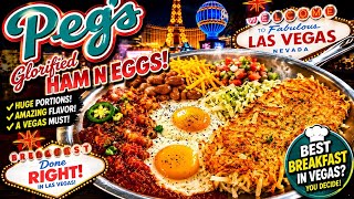 Cheap & Delicious Homemade Breakfast In Las Vegas | Peg’s Glorified Ham & Eggs 🍳