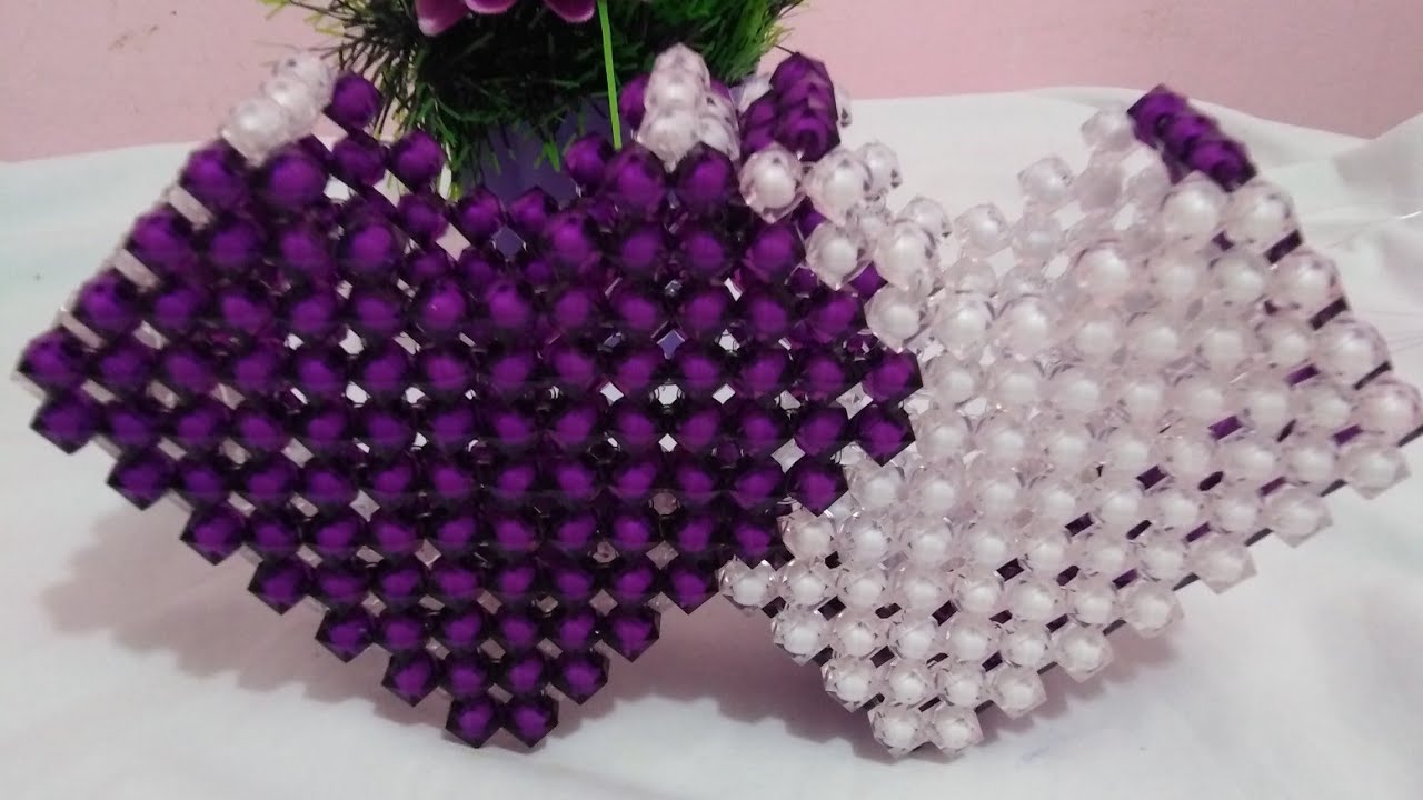 مقلمه قلوب بالخرز /منظم ميكب قلوب بالخرز سهله وبسيطه للمبتدئين الجزء الاول