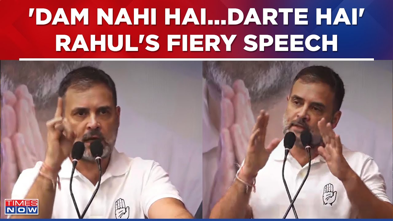 'We Are Not Afraid Of...': Rahul Gandhi's Motivational Speech To Gujarat Congress Party Workers