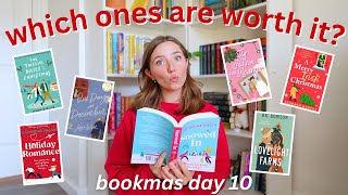 i read 7 holiday romances 🎄🎁❤️ | holiday romance book recommendations | *spoiler free reading vlog*