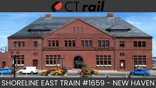 CT Rail Shore Line East Train 1659 to New Haven - Union Station Boarding Call Announcements