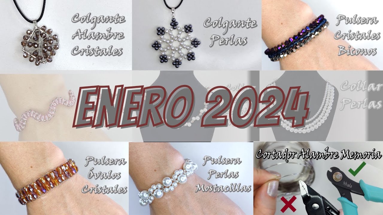 MARATÓN DE LOS PROYECTOS DE BISUTERÍA DE ENERO 2024