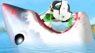 GIANT SHARK vs MOON LANDER - Amazing Frog - Part 148 | Pungence