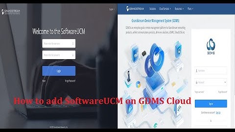 SoftwareUCM & GDMS Integration | UCM PBX to Grandstream Cloud Step-by-Step