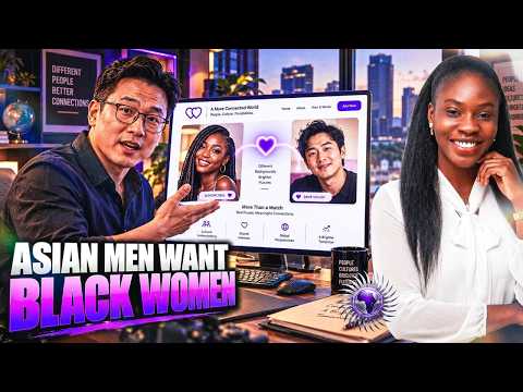 Asian Man Builds Website For Black Women & Asian Men! Black Women Are Falling!!