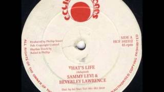 THAT&#39;S LIFE-SAMMY LEVI AND BEVERLY LAWRENCE