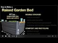 How to Make a Raised Garden Bed