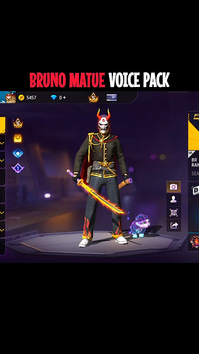 Bruno Matue Voice Pack In Free Fire 🫨💫 || #freefire