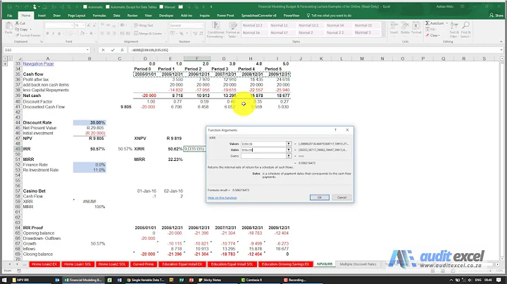 XIRR function in Excel. Why it is better than the IRR function and how to use it