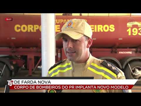 22-03-22 - Corpo de Bombeiros do Paraná implanta novo modelo de farda