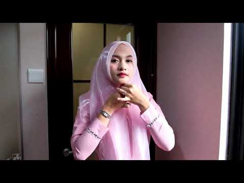 TUTORIAL HIJAB ORGANZA TUTORIAL HIJAB ORGANZA