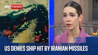 Iran 'fires two missiles' at US warship near Strait of Hormuz