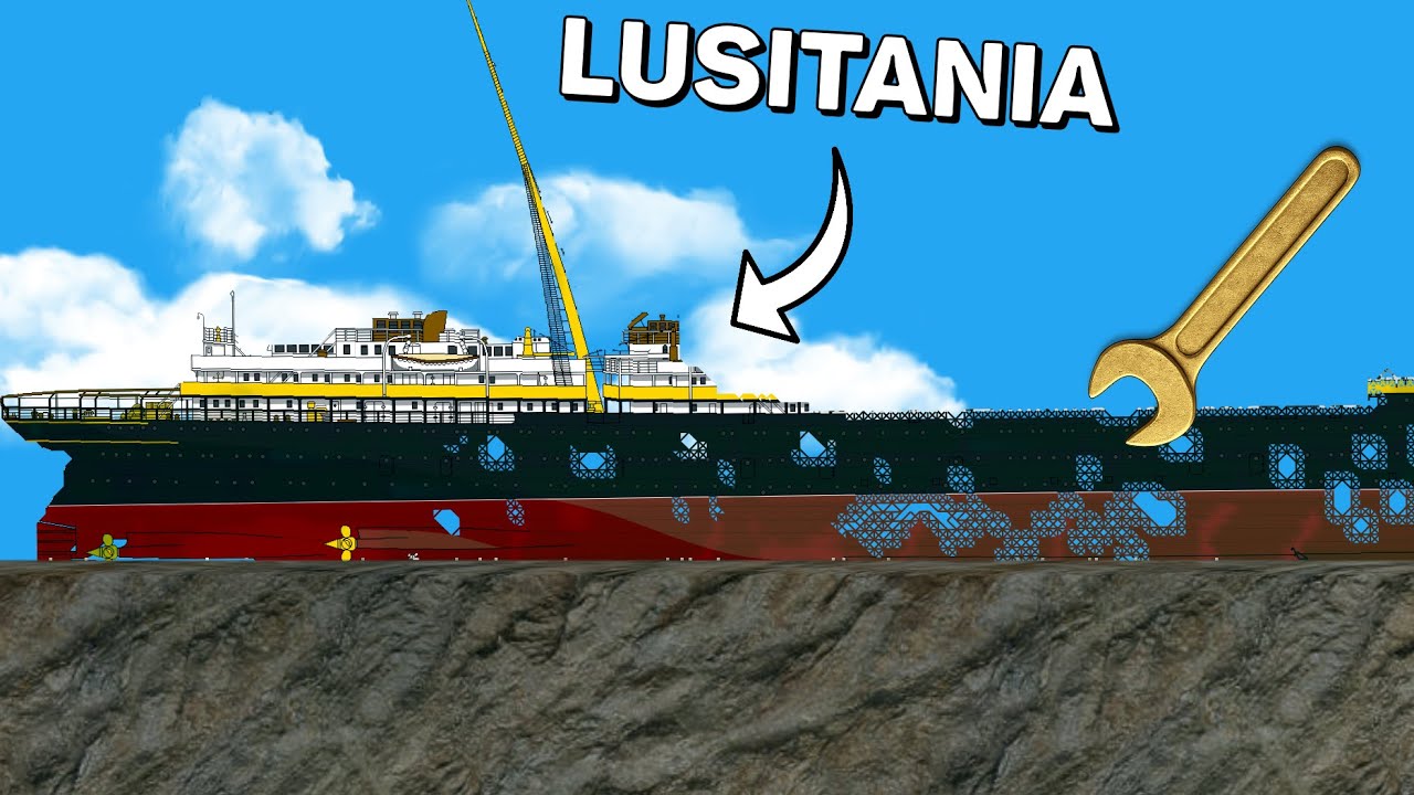 I Saved the Lusitania from Sinking and RESTORED HER | Floating Sandbox