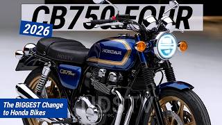 2026 Cb750 Four Unveiled The Biggest Change To Honda Bikes