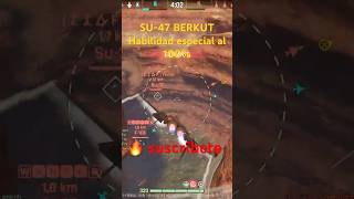 🎯 ¡RENDIMIENTO MÁXIMO! SU-47 BERKUT Habilidad 100% #metalstorm #battlefield #gaming #viral #shorts