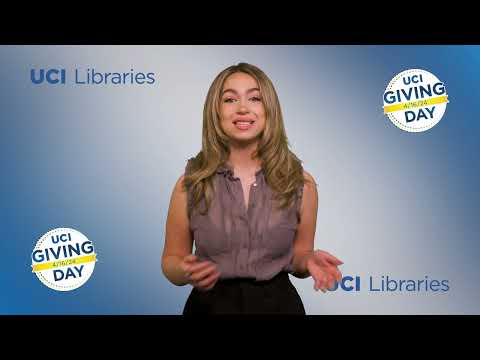 UCI Libraries Giving Day 2024 Thank You