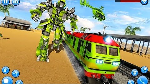 Grand Train Robot Transformation - Robot Games - Android Gameplay