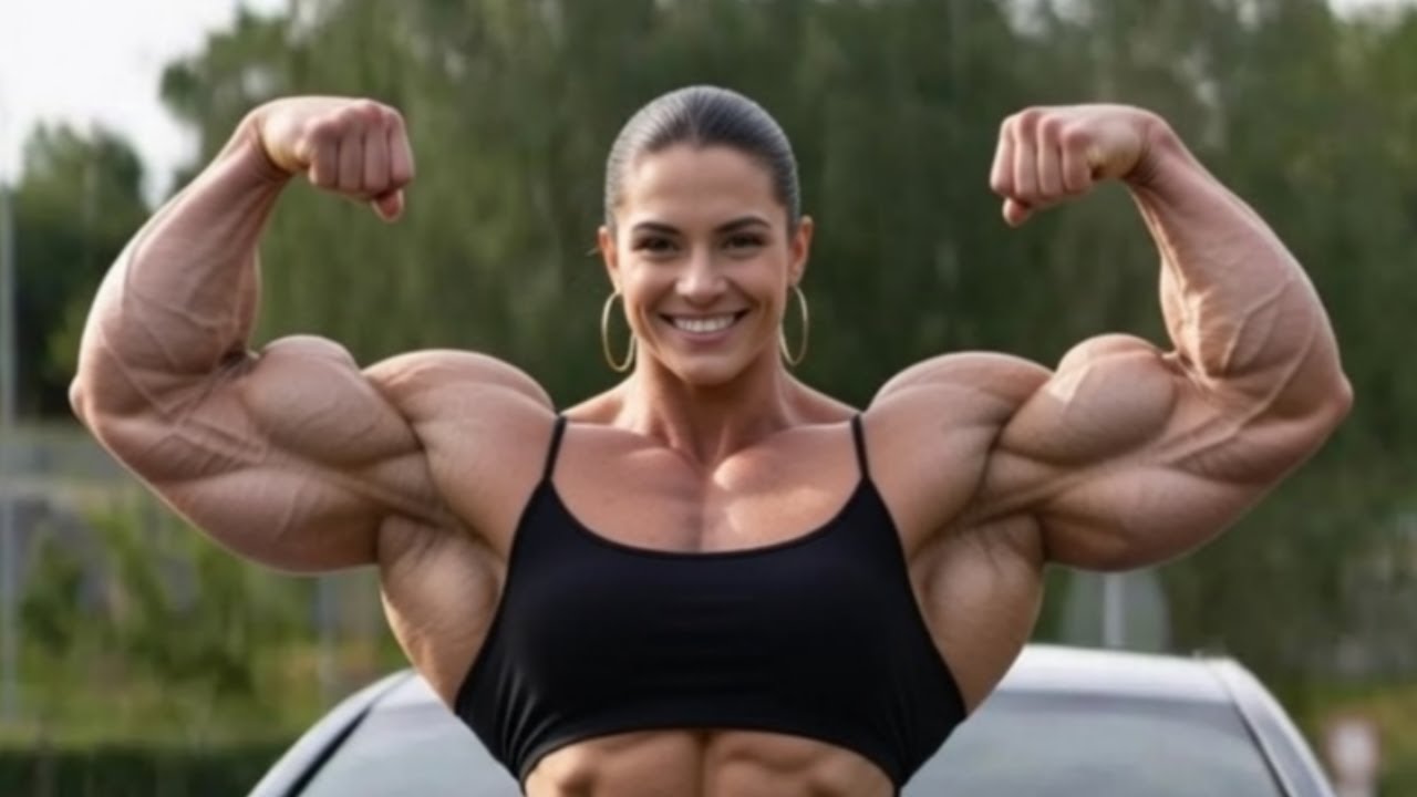 31 YEAR OLD LADY BODYBUILDER WITH SOLID STEEL BICEPS : YULIA , IFBB PRO FBB