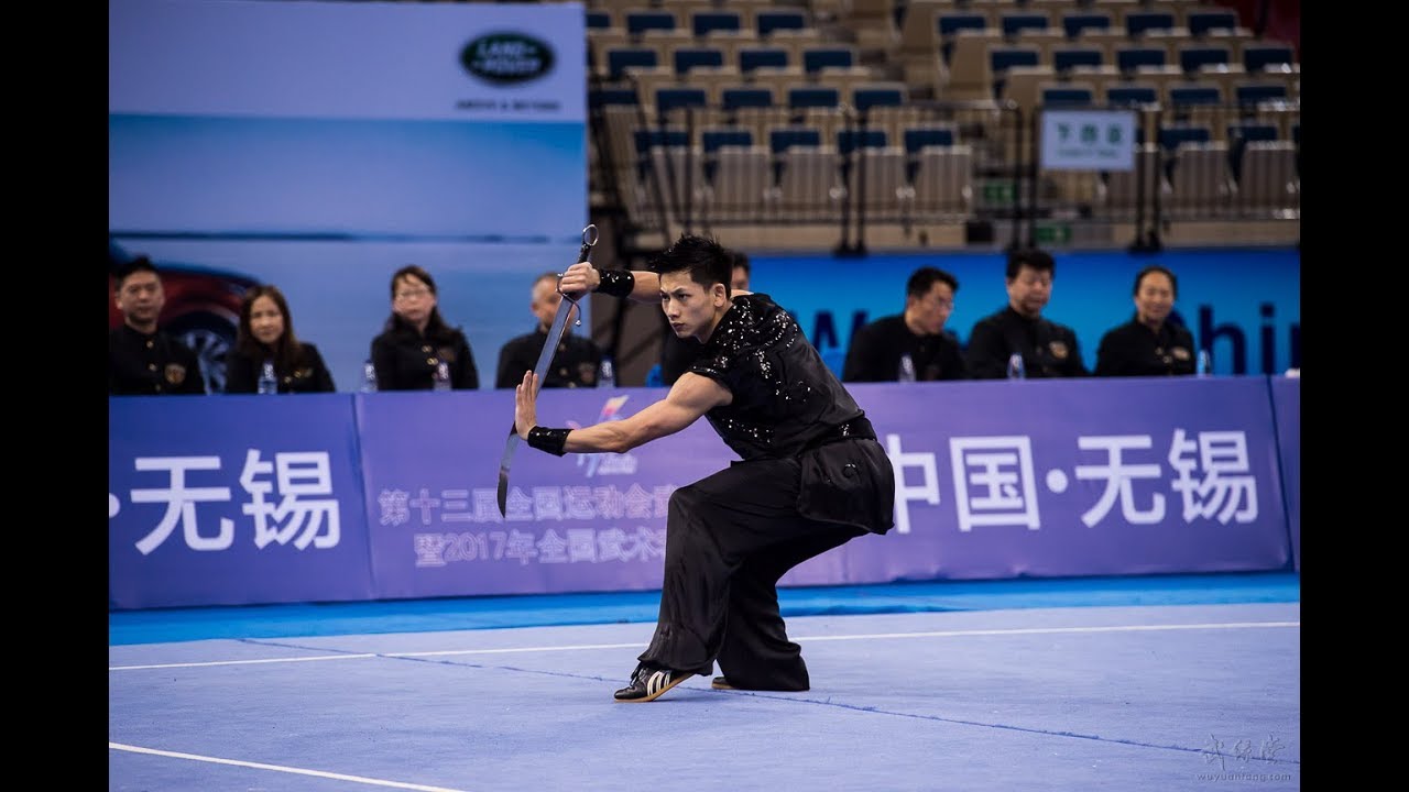 Men's Nandao 男子南刀 第11名 解放军 杨富华 9.60分 jie fang jun yang fu hua 2017年全国武术 ...